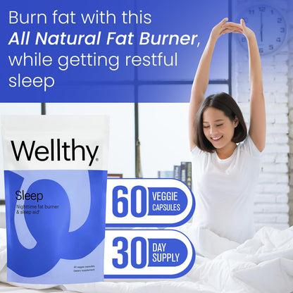 Suplemento nocturno para quemar grasa Wellthy