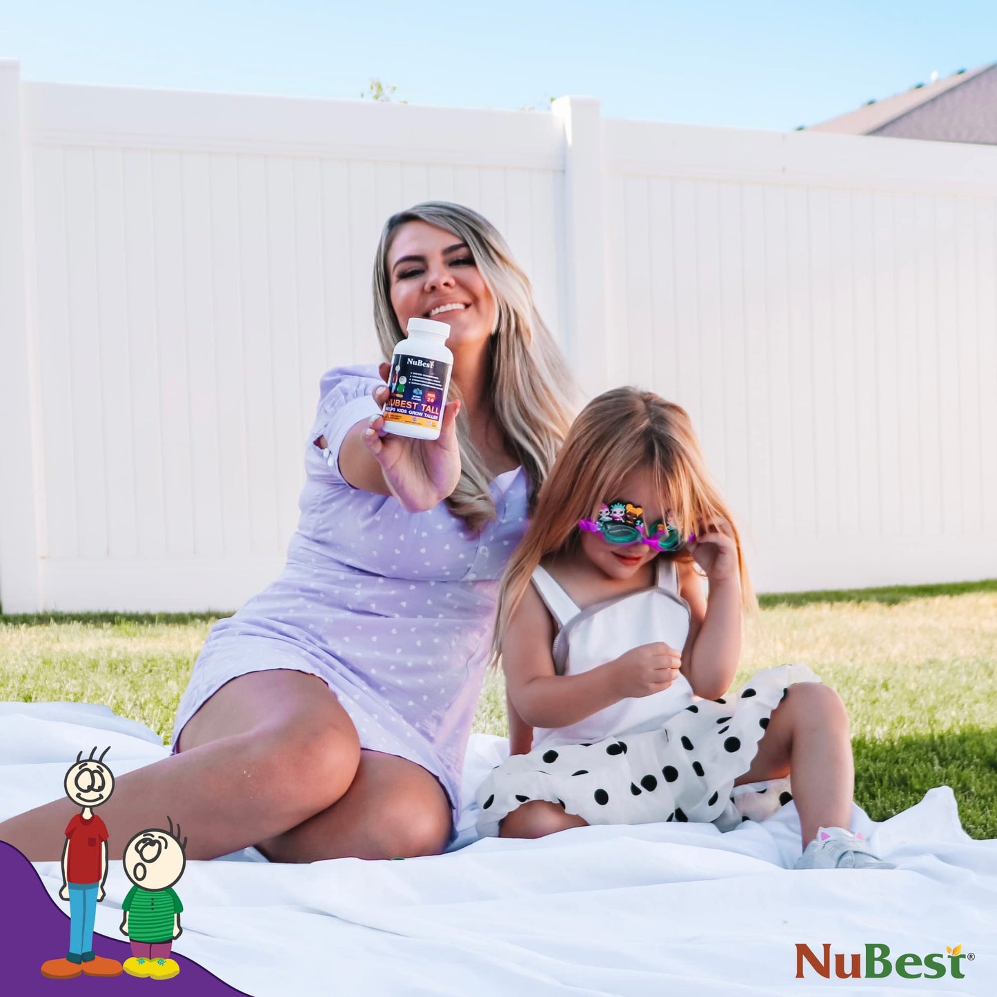Suplemento NuBest Tall Kids para niños de 2-9 años con vitaminas