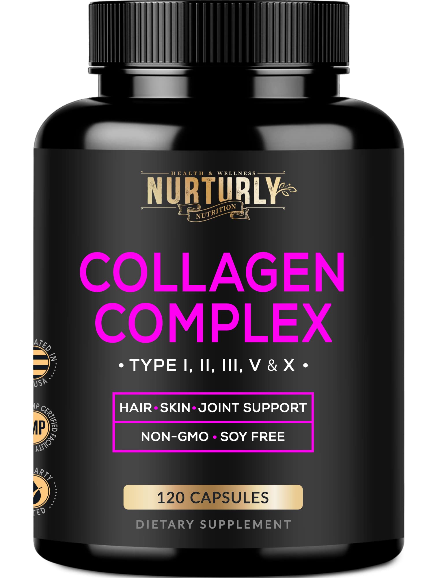 Suplemento NURTURLY para cabello piel uñas y energía