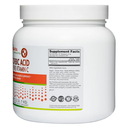Suplemento NutriBiotic vitamina C polvo grado farmacéutico vegano