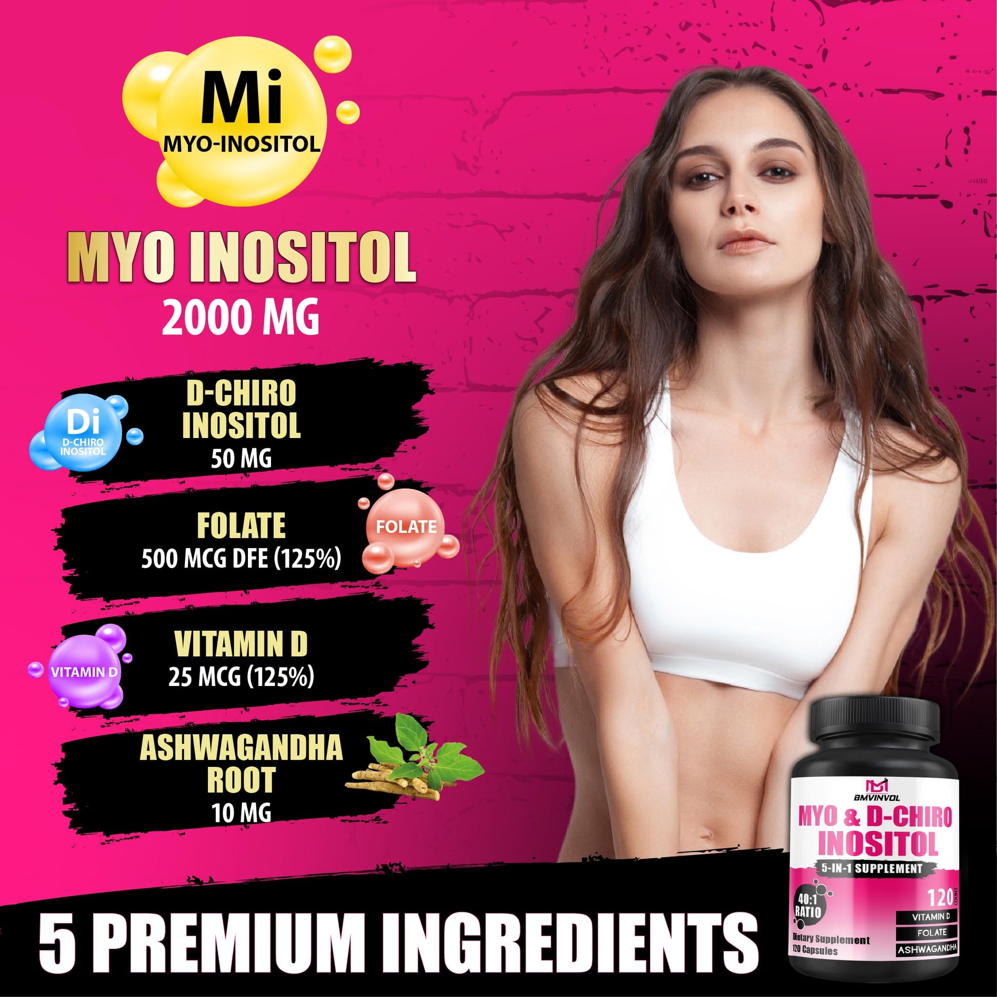 Suplemento nutricional BMVINVOL mujer bienestar