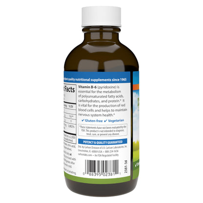 Suplemento nutricional Carlson vitamina B6 para bienestar general