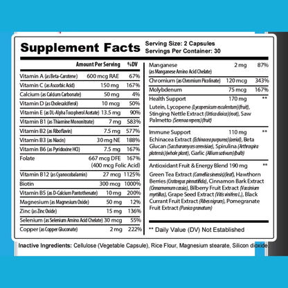 Suplemento nutricional Staver Health en cápsulas