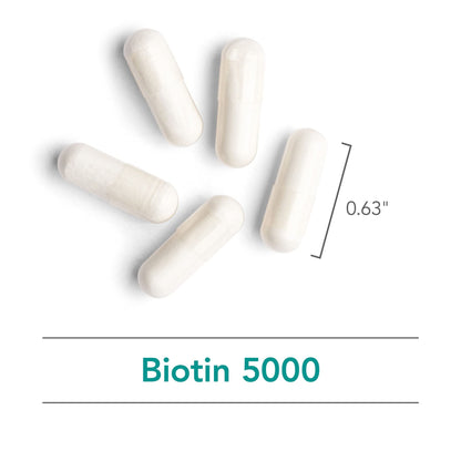 Suplemento Nutricology Biotina para metabolismo y energía