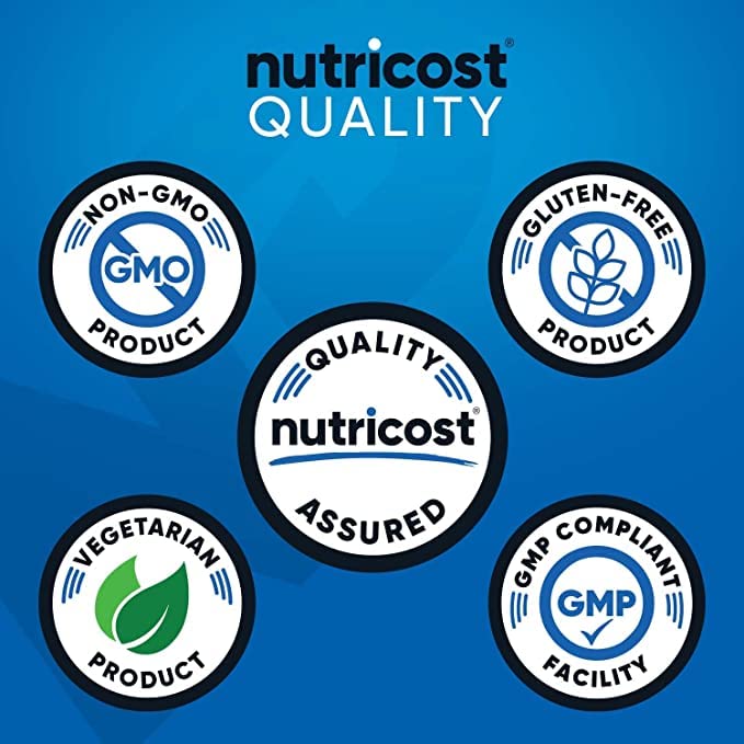 Suplemento Nutricost vitamina B12 para energía y salud nerviosa