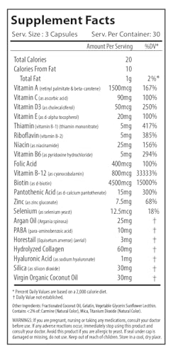 Suplemento nutritivo Alpha Supps para cabello piel y uñas mujeres