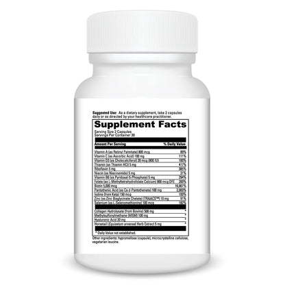 Suplemento nutritivo con biotina y colágeno para cabello y piel