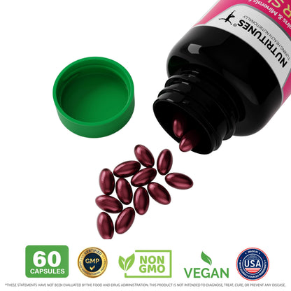 Suplemento Nutritunes multivitaminas cabellos piel uñas GMO