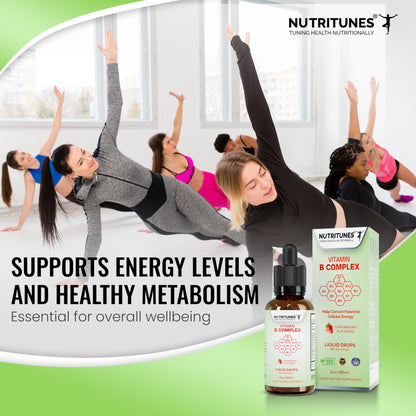 Suplemento Nutritunes vitaminas B complejo líquido