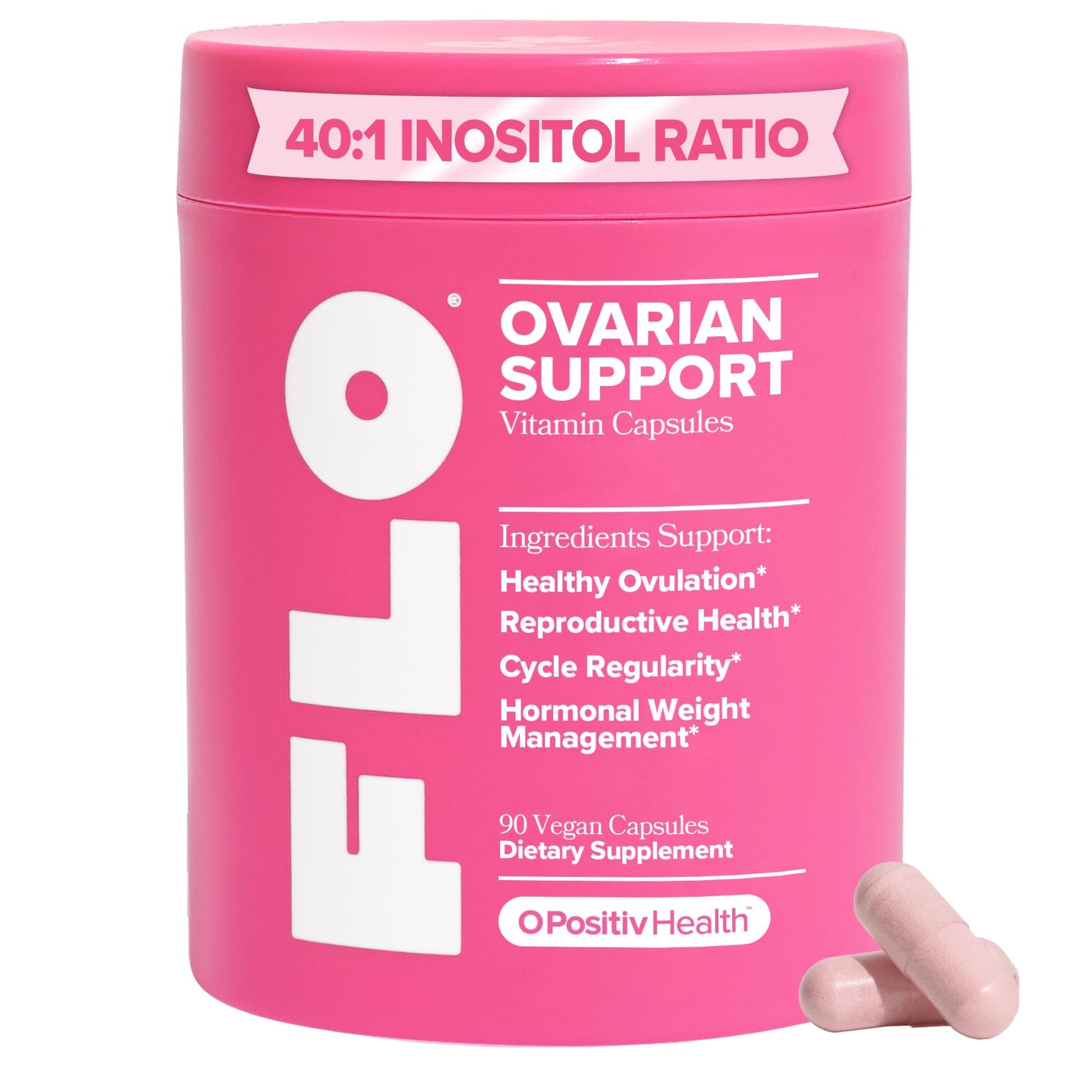 Suplemento O Positiv FLO para salud ovárica y equilibrio hormonal