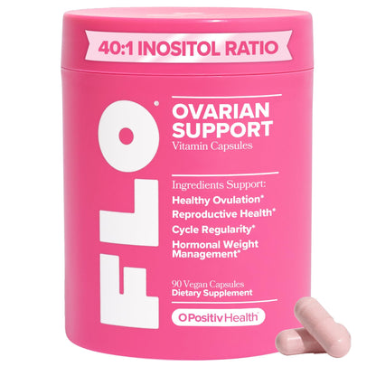 Suplemento O Positiv FLO para salud ovárica y equilibrio hormonal