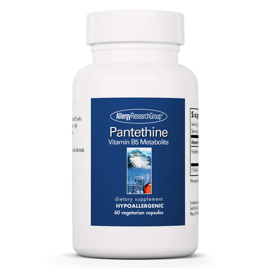 Suplemento pantetina 660mg cápsulas vegetales Allergy Research