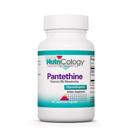 Suplemento pantetina Nutricology cápsulas vegetarianas 660mg