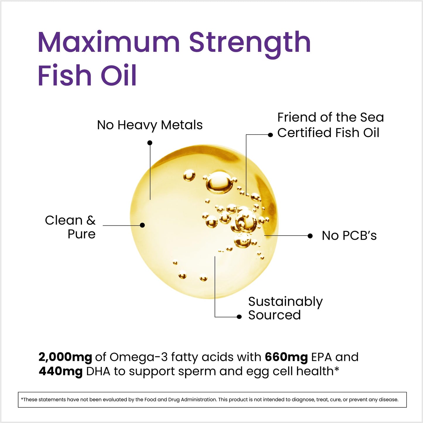 Suplemento para parejas que buscan concepción con omega 3 esencial