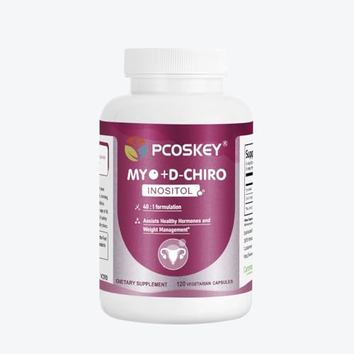 Suplemento pcoskey Myo-Inositol y D-Chiro Inositol para mujeres