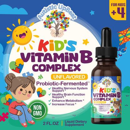 Suplemento pediátrico vitaminas b para sistema nervioso saludable