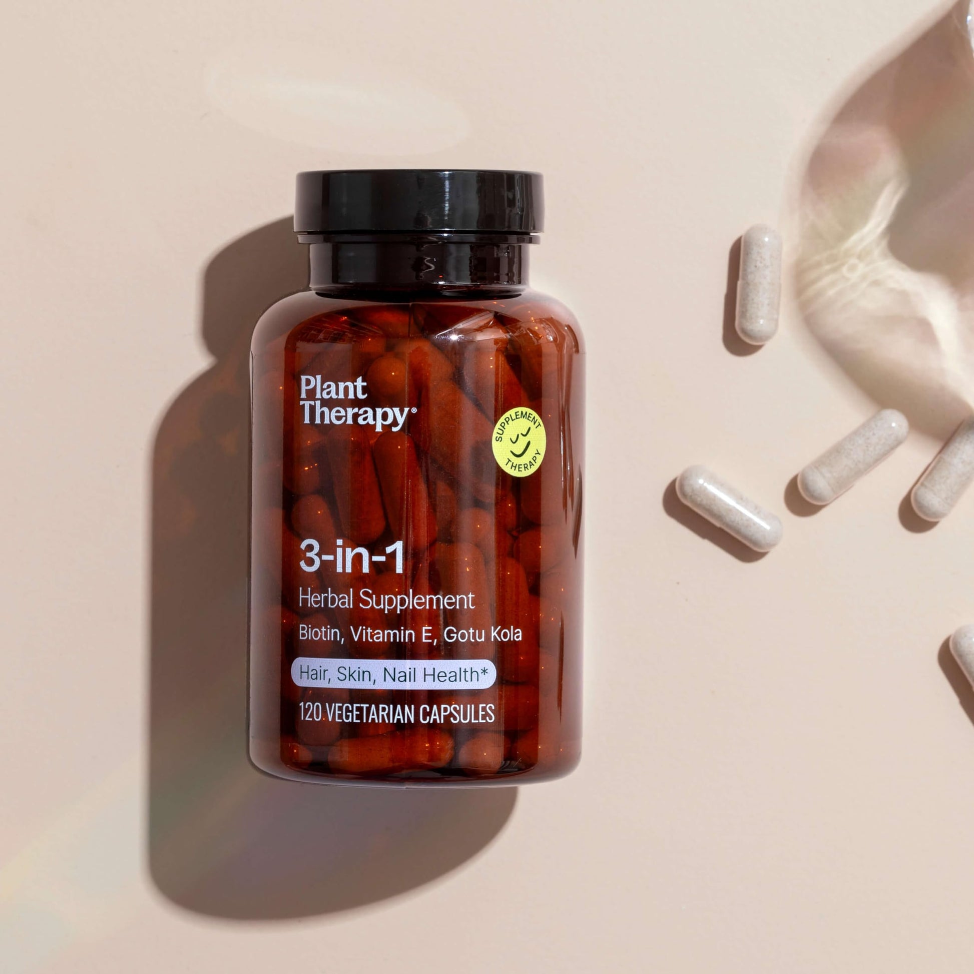 Suplemento Plant Therapy con vitaminas para piel y cabello