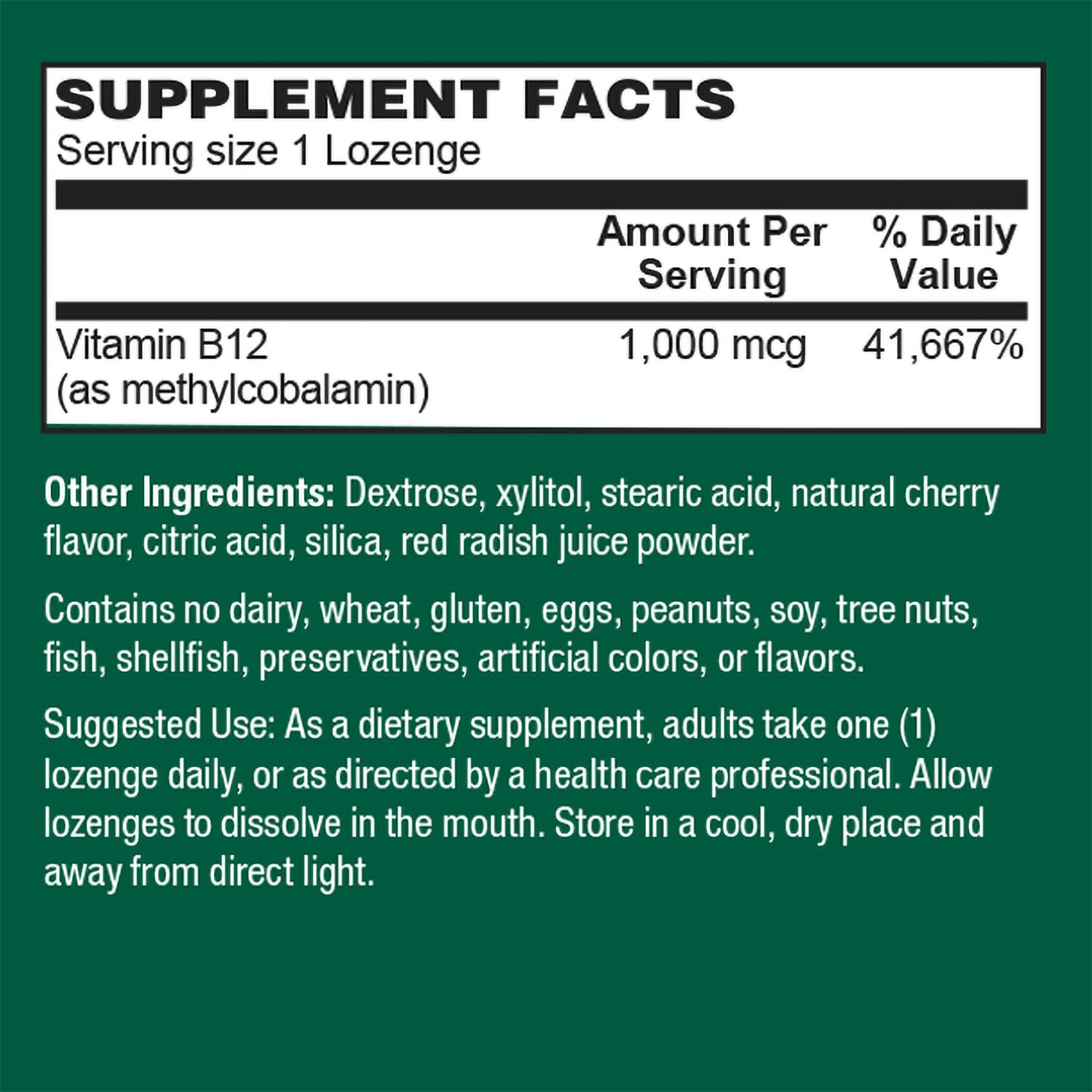 Suplemento PlantFusion vitamin b12 metilada 60 pastillas alta potencia