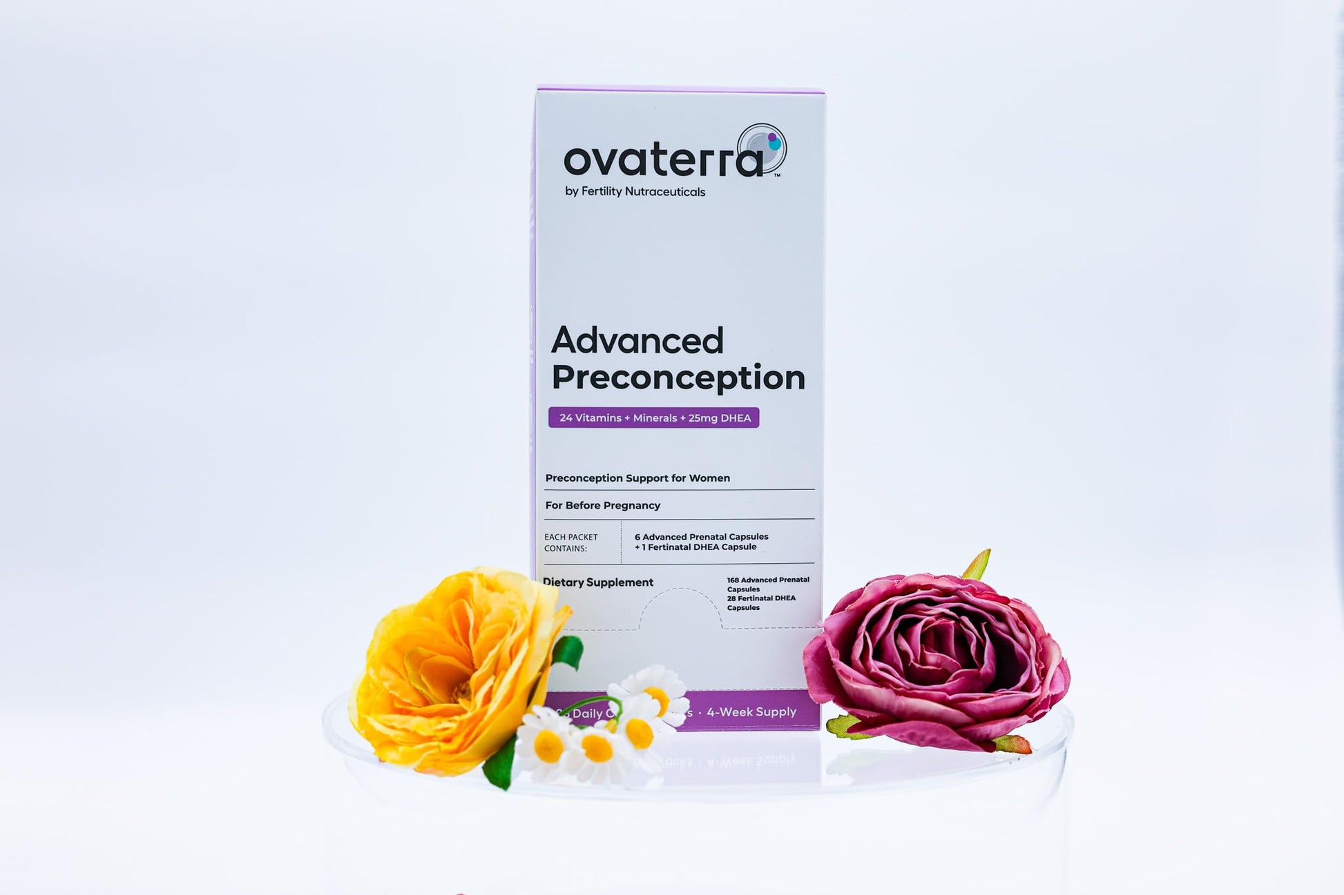 Suplemento preconcepción avanzada ovaterra 24 vitaminas minerales