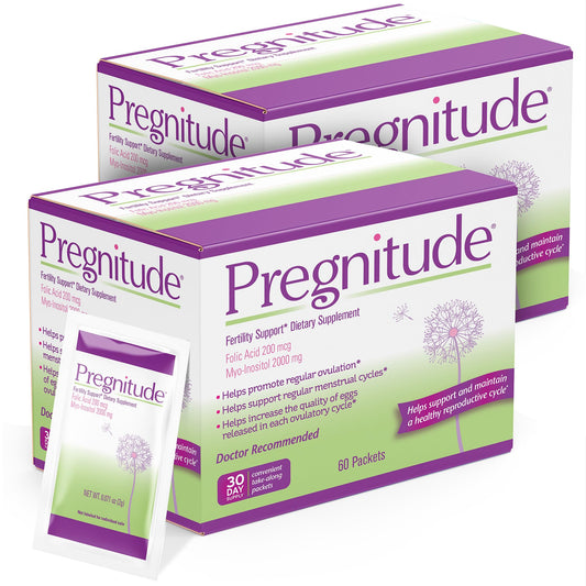 Suplemento Pregnitude apoyo fertilidad 120 paquetes