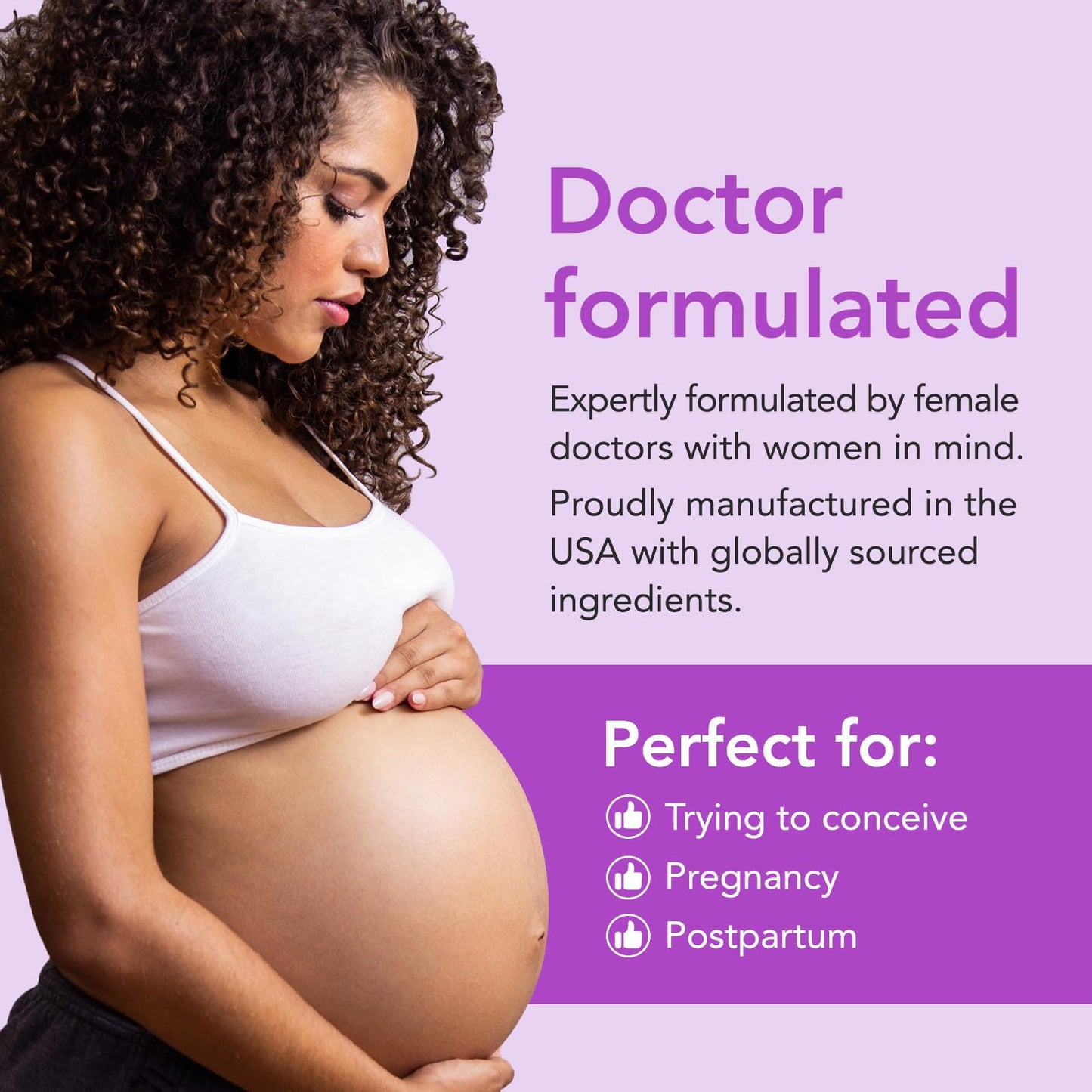 Suplemento premom prenatal con ingredientes de alta calidad