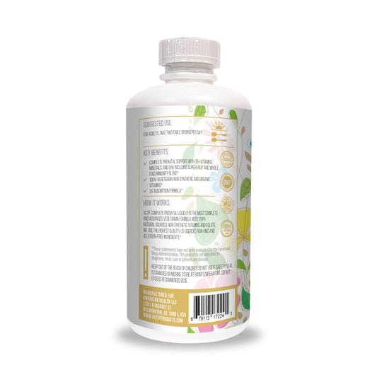 Suplemento prenatal ACTIF con vitaminas minerales y hierbas orgánicas
