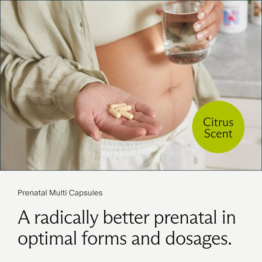 Suplemento prenatal Needed con 26 nutrientes esenciales