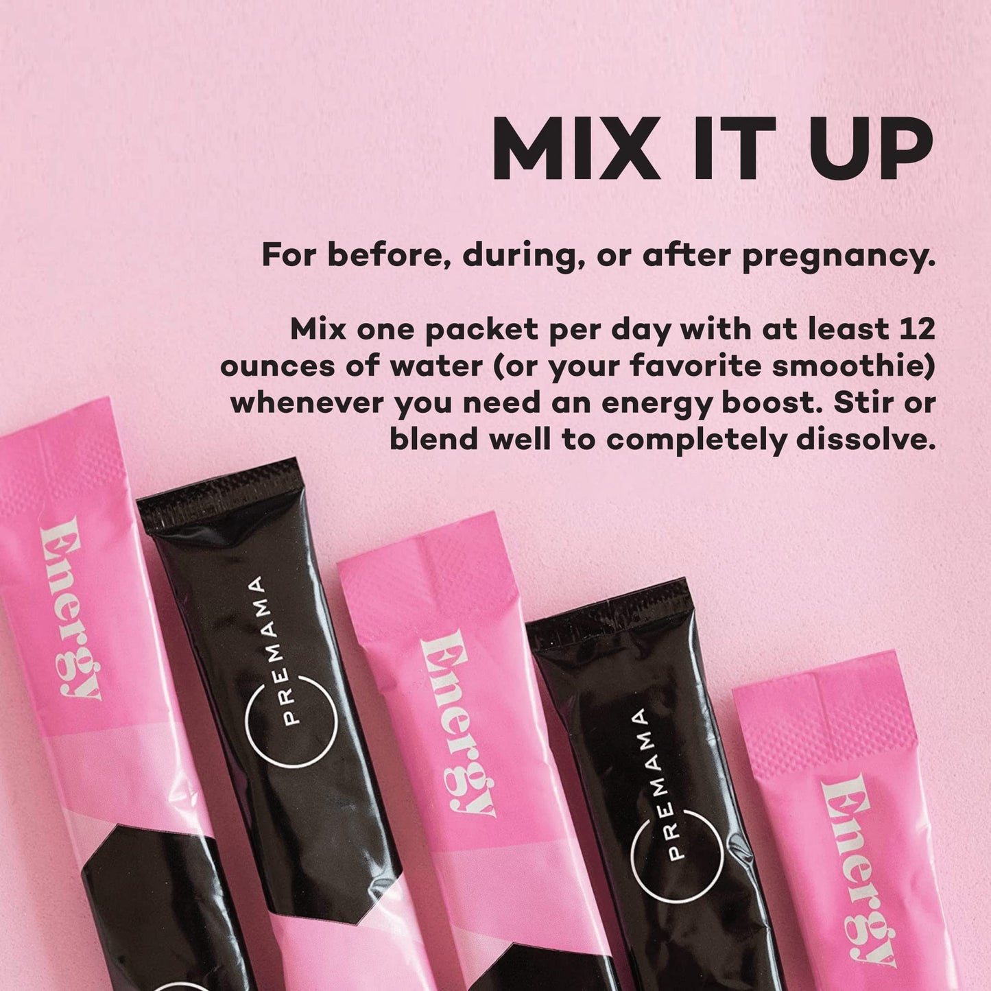Suplemento prenatal sin cafeína con Omega 3 Premama