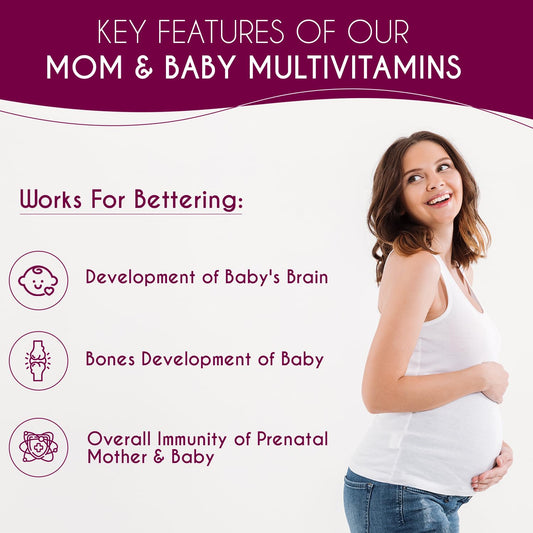 Suplemento prenatales Morlux Naturals para mamá y bebé saludable