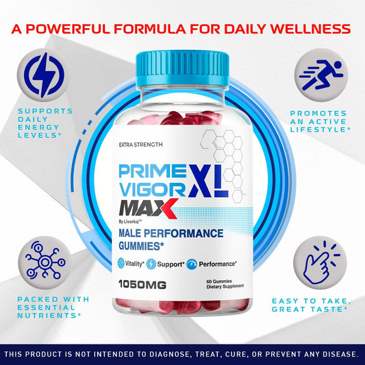 Suplemento Prime Vigor XL Max en botellas