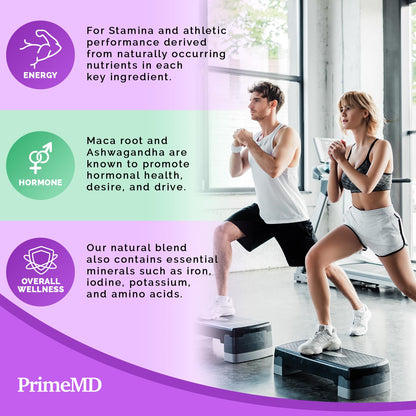 Suplemento PrimeMD gotas colágeno y maca raíz