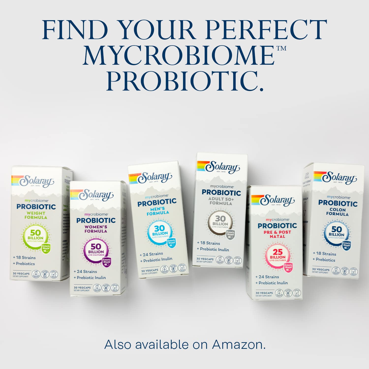 Suplemento probiótico SOLARAY Mycrobiome para mujeres