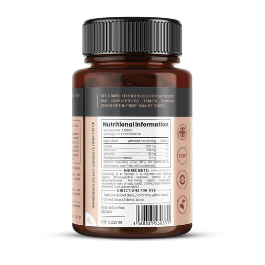 Suplemento pureclinica CoQ10 300mg con extracto pimienta negra