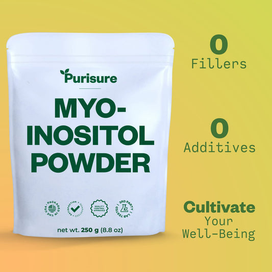 Suplemento Purisure polvo myo-inositol fertilidad hormonal