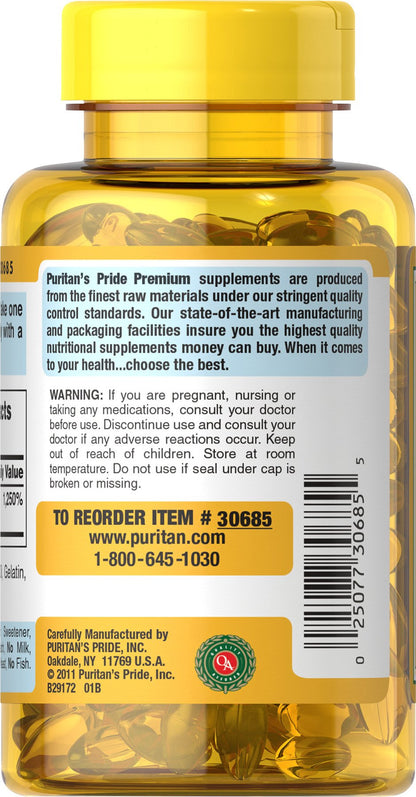 Suplemento Puritan's Pride con vitaminas D3 para adultos