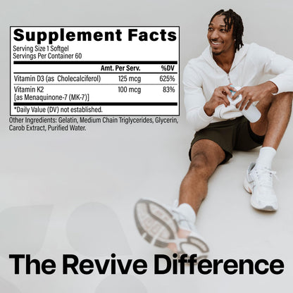 Suplemento revive md vitamina d3 y k2