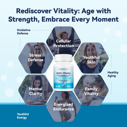 Suplemento de ribósido de nicotinamida Inner Brightness 900 mg