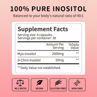 Suplemento RUNICA 40:1 mio y d-chiro inositol mujer