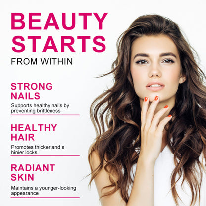 Suplemento salud belleza cabello piel uñas complejo colágeno