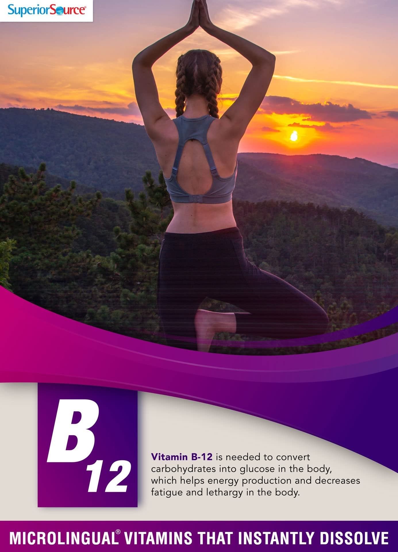Suplemento salud corazón Superior Source vitamina B12