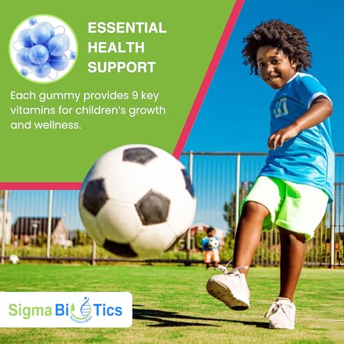 Suplemento de salud esencial para niños asociada a SigmaBiotics.