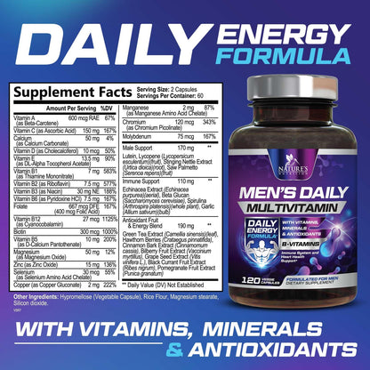 Suplemento para salud inmune y energía de hombres