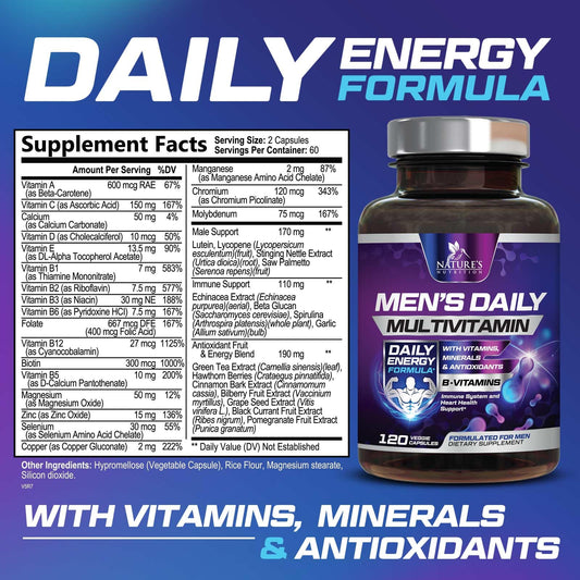 Suplemento para salud inmune y energía de hombres