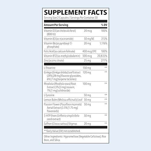 Suplemento de salud mental Mood Stabili-T