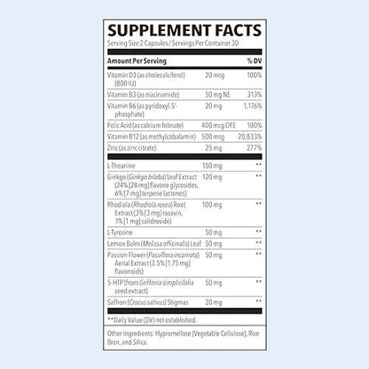 Suplemento de salud mental Mood Stabili-T