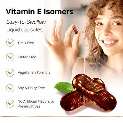 Suplemento para salud metabólica vitamina e tocotrienoles