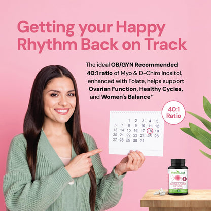 Suplemento saludable para ciclo menstrual y fertilidad