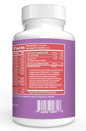 Suplemento con saw palmetto para salud capilar y uñas