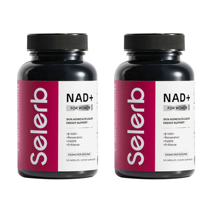 Suplemento Selerb NAD+ para Mujeres en frasco