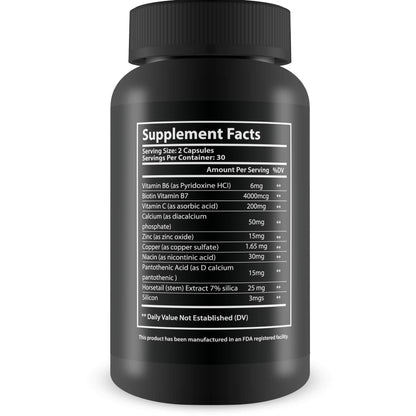 Suplemento Silk Biotin para fortalecer cabello y uñas